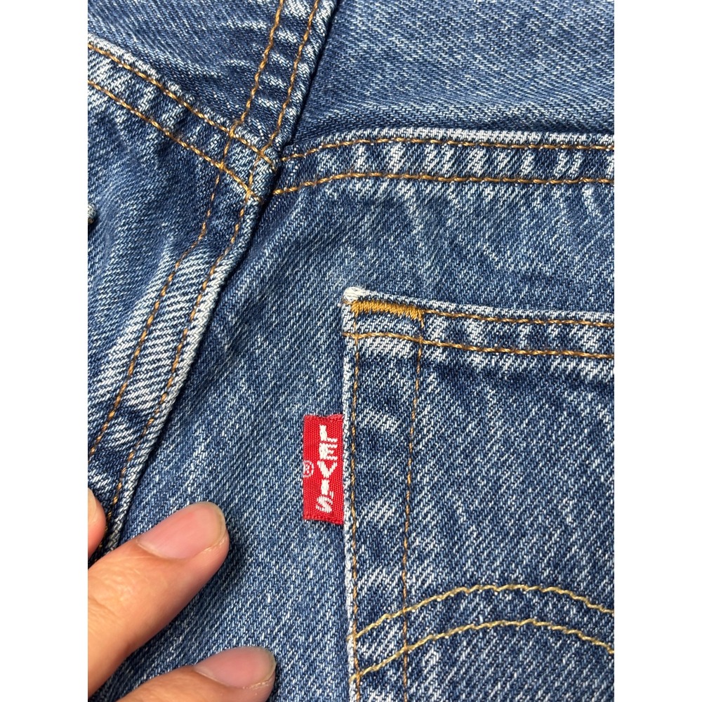Levis Premium 501 Original Fit Jeans Womens W28 L30 Medium Wash Blue - Picture 7 of 14
